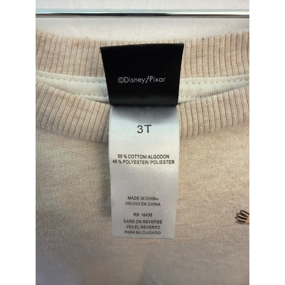 Disney Pixar Toy Story Woody & Buzz Ultimate Duo Sweatshirt Tan 3T - Picture 3 of 6